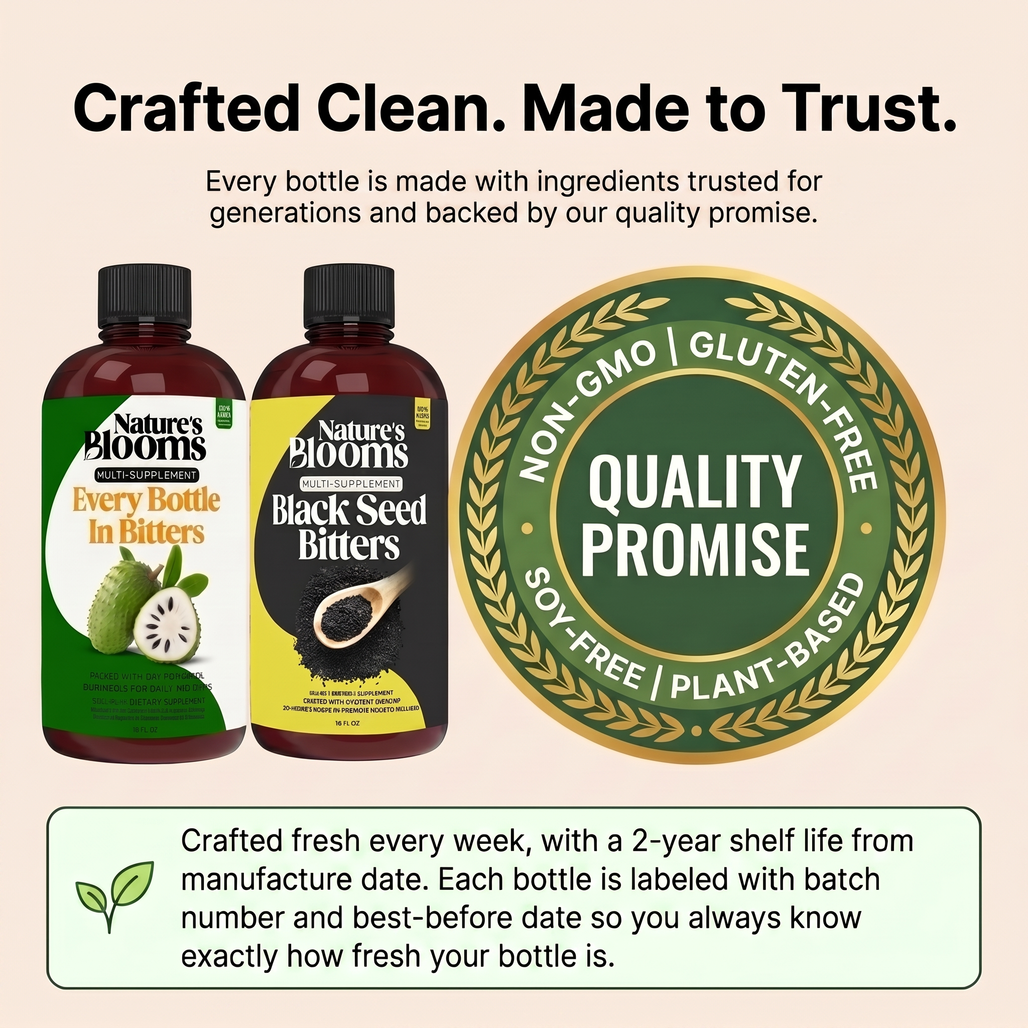 Nature's Blooms Soursop & Black Seed Bitters Bundle